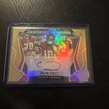 2019 Certified Calvin Ridley Gold Certified Book End  Auto SSP #25/25 Titans 📈