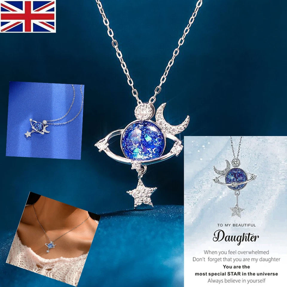 To My Daughter Gifts from Dad Mum Necklace For Her Christmas Present Birthday UK