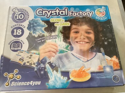 crystal factory glow in the dark 10 Experimente Neu Sealed 