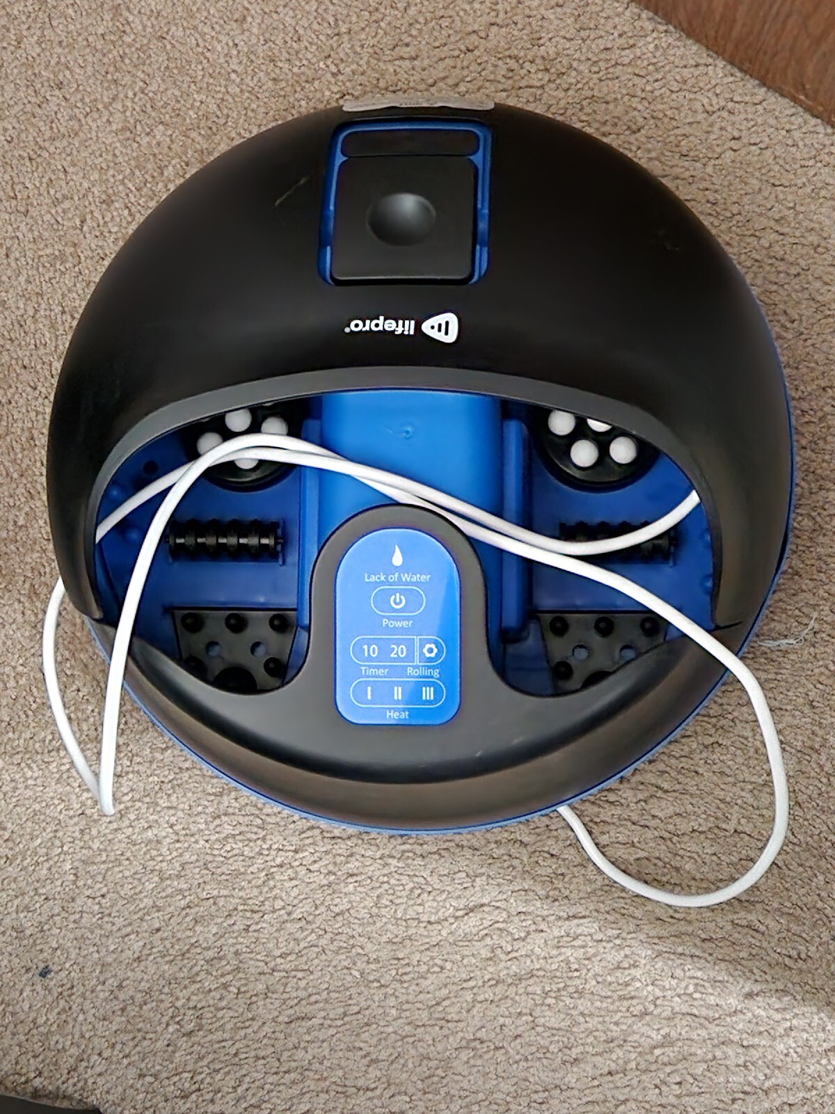 LifePro Foot Spa Massager Heat Steam Sauna Acupressure Massage - OPEN BOX