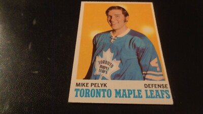  1970-71 Topps Hockey #107 Mike Pelyk - Toronto Maple Leafs - EX+
