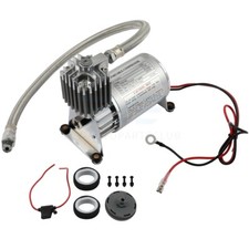 12v 150psi Compressor 30a Fuse Air Horn Kit For Boat Van Train Car Semi Truck