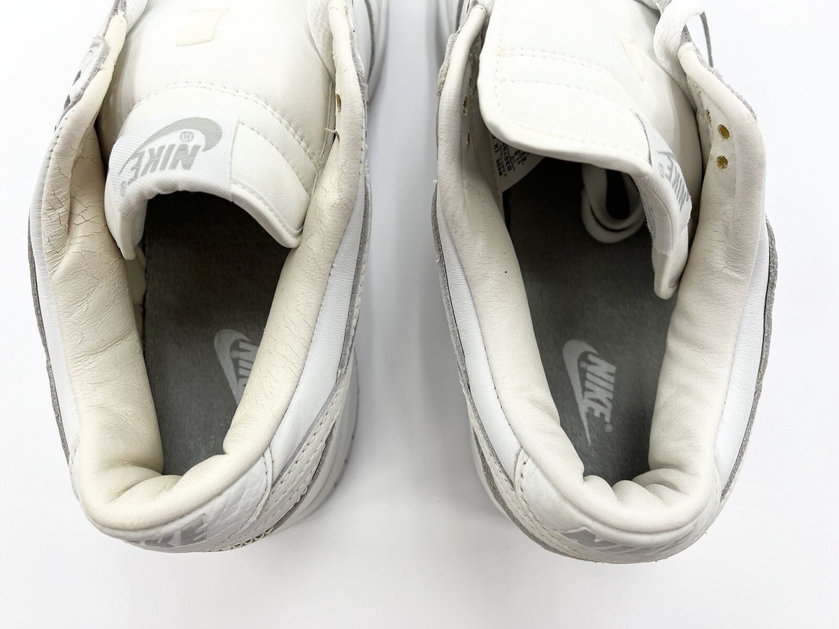 2003 Nike Dunk Low Pro White Leather Sz 11.5 Men Shoe Vintage SB