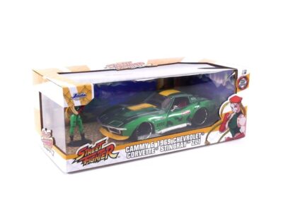 Jada Street Fighter Cammy + 1969 Chevrolet Corvette Stingray ZL1