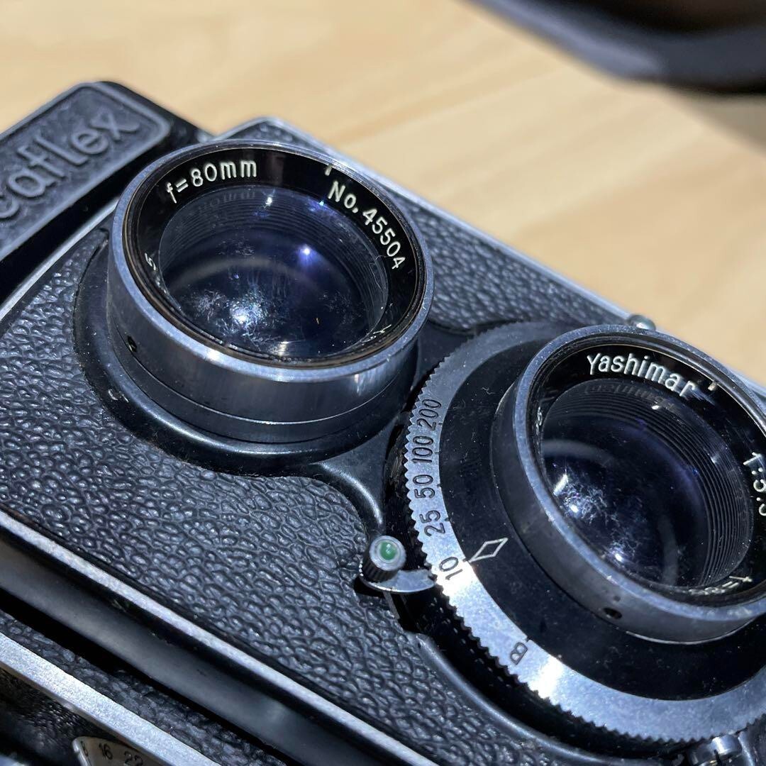 Yashica Yashicaflex Model C 6x6 TLR 80mm f3.5 From JAPAN JUNK | eBay