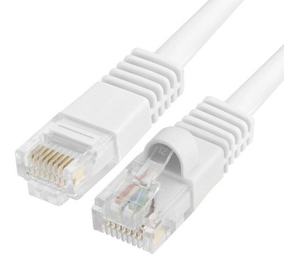 7FT Cat5e Ethernet Cable UTP LAN Network Patch Cord RJ45 Cat 5e Cable - White
