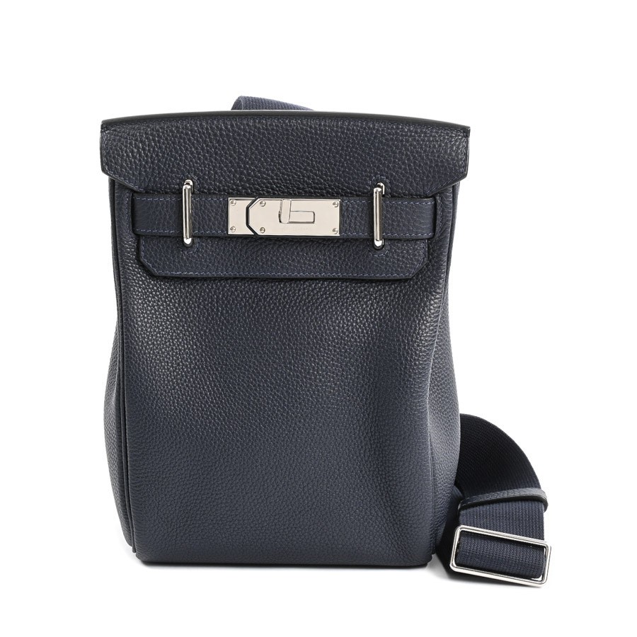 Hermes Hac a Dos PM Shoulder Bag Blue Nuit U 2022 A 688259