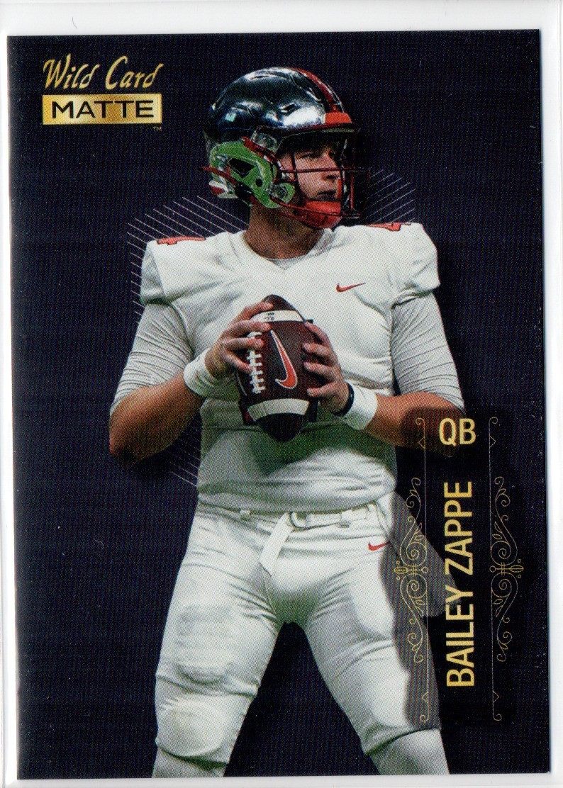 2022 Wild Card Matte Black Football, You Pick **15-25% off 2+**