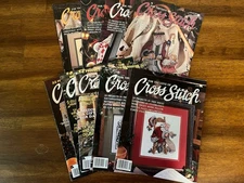 The Love of Cross Stitch Magazines Lot of 9 1994-1998 Craft Projects