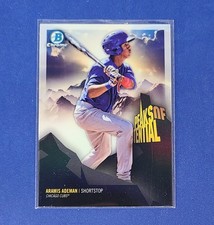 2018 Bowman Chrome Peaks of Potential #PP-AA Aramis Ademan Cubs Baseball Card B