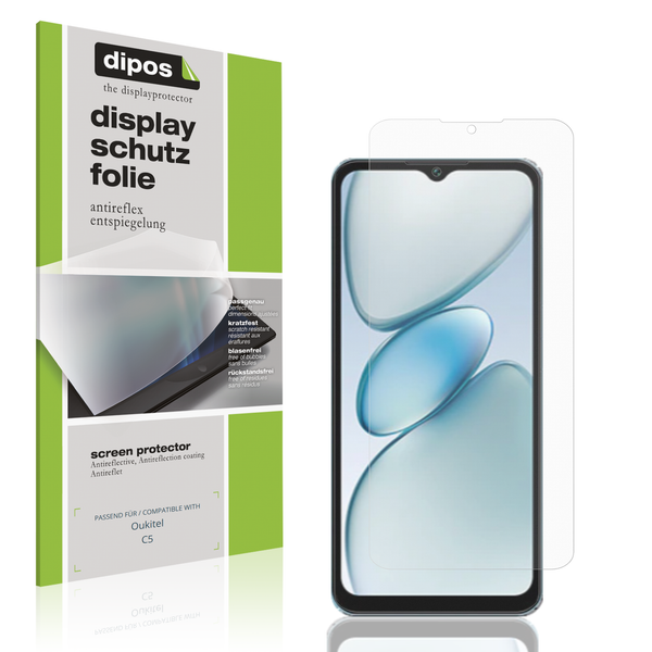 4X Schutzfolie Matt FüR Oukitel C5 Displayschutzfolie Folie Display Schutz Dipos-image