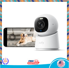eufy Security Indoor Camera E30 4K UHD Pan Tilt Color Night Vision HomeKit