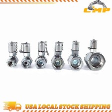 ORFS 6 Pack Hydraulic Swivel Run Tees Hydrulic Tee Connector ORFS Tester Tee Set