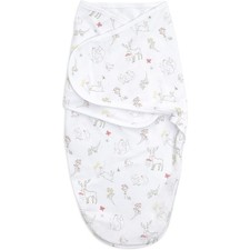 Aden Anais Essentials Baby Swaddle Wrap 0-3M Woodland Animals Cotton White