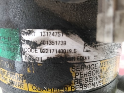 13124751 klimakompressor OPEL ASTRA H BER. COSMO 2007 442490