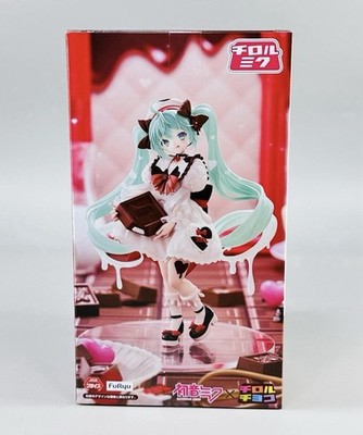 Hatsune Miku x TIROL Chocolate Trio-Try-iT Milk Ver Figure New FuRyu - US Seller