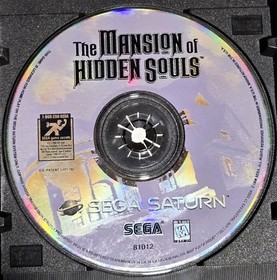 Vintage Mansion Hidden Souls Sega Saturn 1995 No Manual Untested