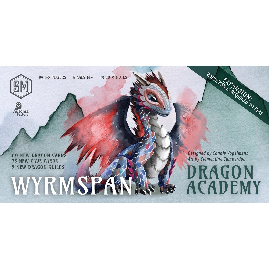 Wyrmspan Board Game: Dragon Academy Expansion