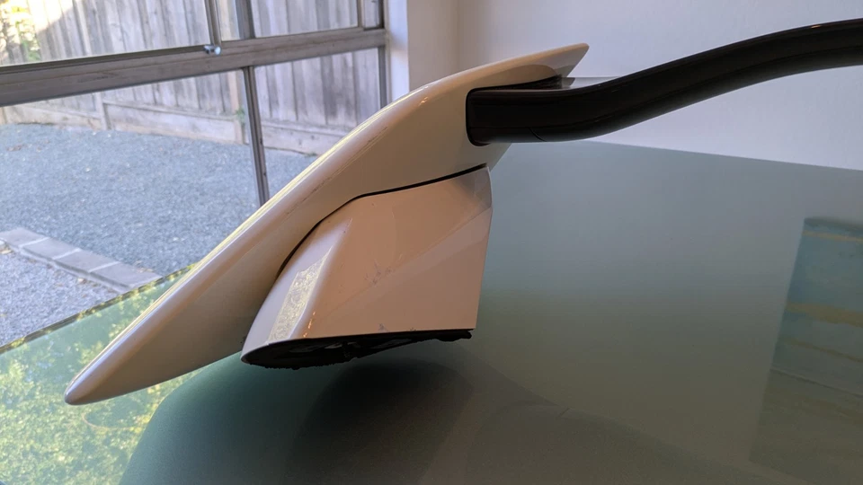 17-21 HONDA CIVIC TYPE R OEM REAR HATCH WING SPOILER Championship White 2017 Foto 4 de 4