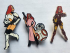 Fantasy Disney Pins Lot Jessica Rabbit Star Wars Stormtropper Ray BB-8 Iron Man — photo 1