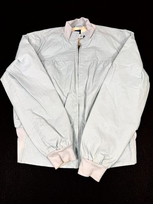 Vintage Y2K GAP Jacket Mens XL Blue Full Zip Harrington Bomber Spring 2002