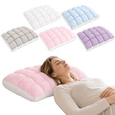 Puffed Dome Pillow Cloud Bread Puff Flauschige gesteppte Daunenalternative