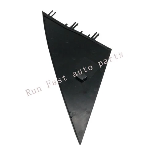 Fit Tesla Model Y Left Driver Side Door Wing Mirror Triangle Cover Trim Black