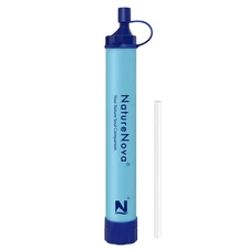 Personal Water Filter Straw - Outdoor Portable Filtration Emergency Survival Gea