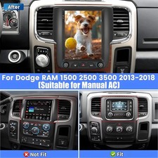 9.7" Car Radio Stereo For 2013-2019 DODGE RAM 1500 2500 3500 Carplay Android GPS