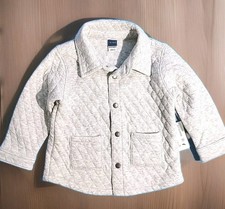 Old Navy Light Quilted Lined Jacket Snap Front Toddler Size 12-18 Months NWT
