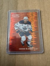 Connor McDavid 2025-26 UD Allure Hockey Color Flow Red-Orange Spectrum /399