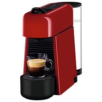 Nespresso Coffee Maker Essenza Plus Original Espresso Cafe D45re Cherry Red