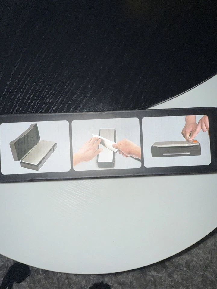 Afilador de cuchillos de piedra de afilar diamante de grano doble SHARPAL 162N 325/1200 (8x3 pulgadas) Foto 3 de 3