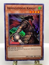 ARMAGEDDON KNIGHT DASA-EN040 SUPER RARE DARK SAVIORS YU-GI-OH HOLO