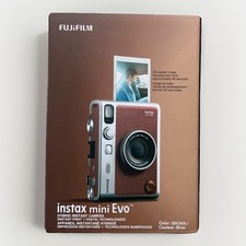 Fujifilm Instax Mini Evo Instant Film Camera - Brown 16812534