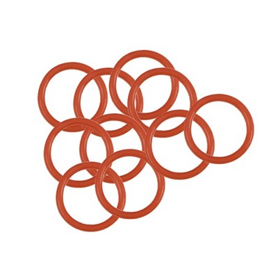 Silicone O-Rings 9.5mm OD 7.5mm Inner Diameter, 1mm Width, Seal Gasket Red 10Pcs
