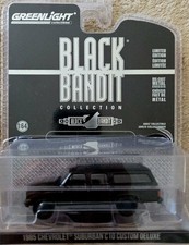 Greenlight Black Bandit Series 29 1985 Chevrolet Suburban C10 Custom 1:64 Deluxe