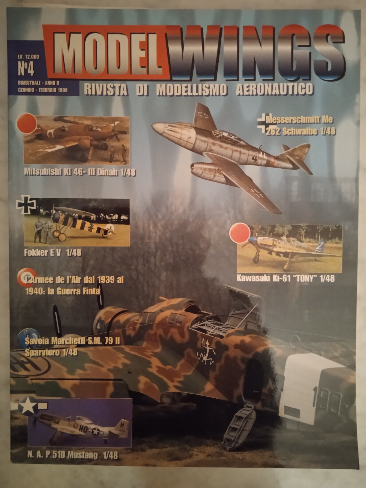 Rivista di modellismo aeronautico Model Wings n. 1/2/3/4/6 foto 4