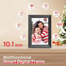 Frameo Wifi Digital Picture Frame, 10.1" Digital Photo Frame 32G Memory with...