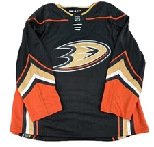 Adidas Anaheim Ducks Team Issue Home Black NHL Primegreen Jersey size 52 NWT