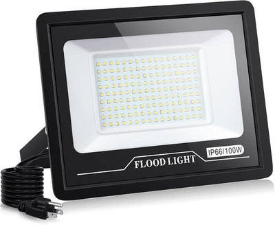 LED Flood Light Outdoor, Flood Lights 100W,10000LM Work Light,Ip66 Waterproof