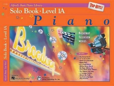 Alfred's Basic Piano Course Top Hits! Solo Book (English) Paperback Book