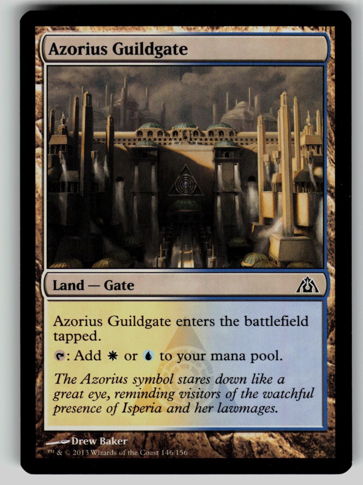 Azorius Guildgate 146 Dragon's Maze Magic: The Gathering Common