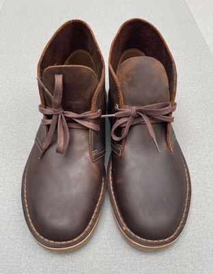 Clarks ブラウン （シボ皮） Clarks Collection Men's Heritage Stitch-Down Construction Brow