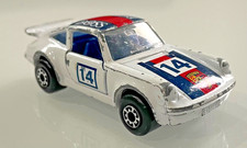 Matchbox Superfast Porsche Turbo Boss 14 Tampo (MB3) Blue Interior