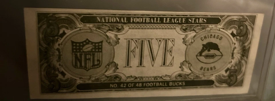 1962 Topps Football Bucks - Billy Wade #42 - Image 2 of 2