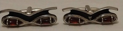1959 Chevy Chevrolet Impala Cat Eye Rear Bumper Taillight Cuff Links Vintage