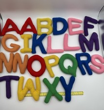 23 ABC Soft Plush ALPHABET Toys Letters Learning For Kids Missing Some Letters