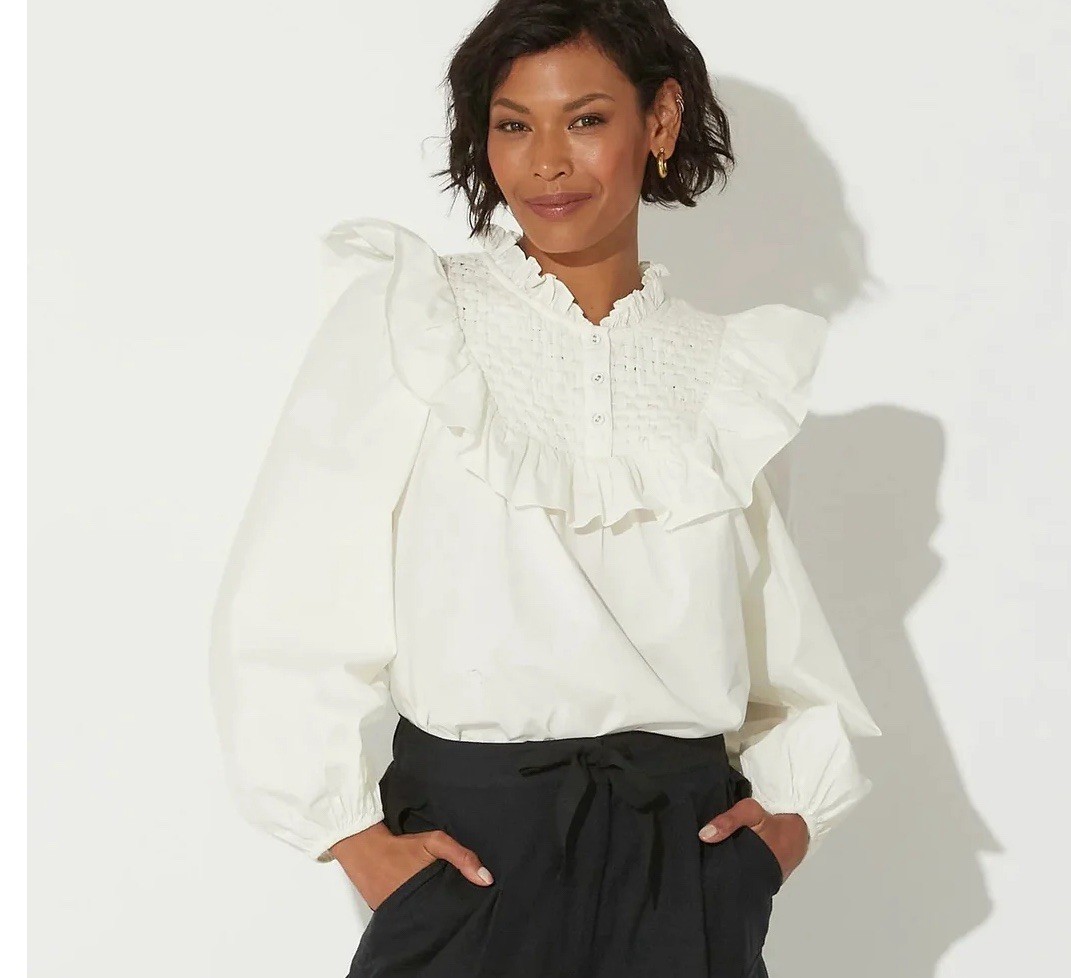 Tuckernuck Cleobella Vivienne Womens XS Organic Cotton Lattice