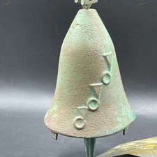 Vintage Paolo Soleri Cosanti Arcosanti Bronze Wind Bell Chime Beautiful Sound